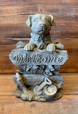 Stone garden labrador - stone, golden