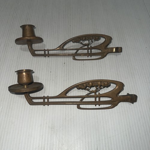 Pair brass art - art, piano