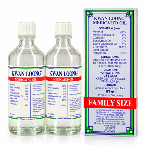 Kwan loong medicated oil 57ml - kwan,