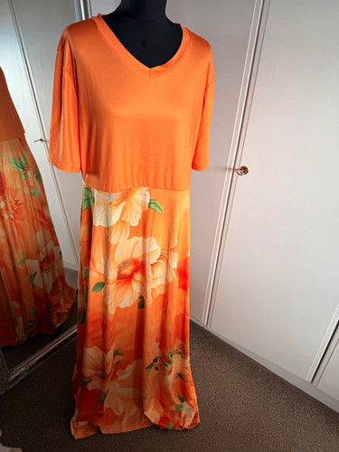 Women plus 3xl orange - plus,