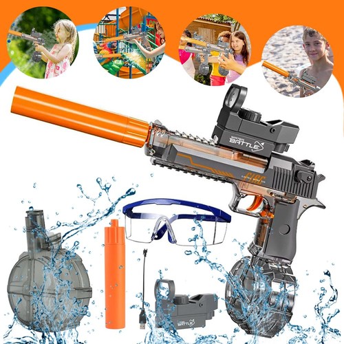 Electric water gun - water,