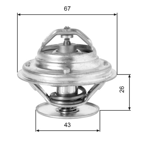 Gates th05586g1 thermostat - th05586g1,