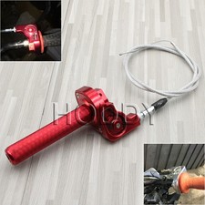 Red 7/8" CNC twist Throttle