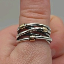 Pandora Rope Ring Silver &