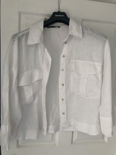 Zara white linen - summer, jacket