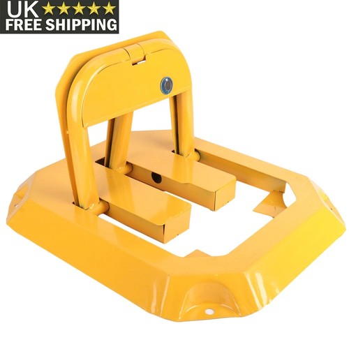 Folding car parking barrier - folding,