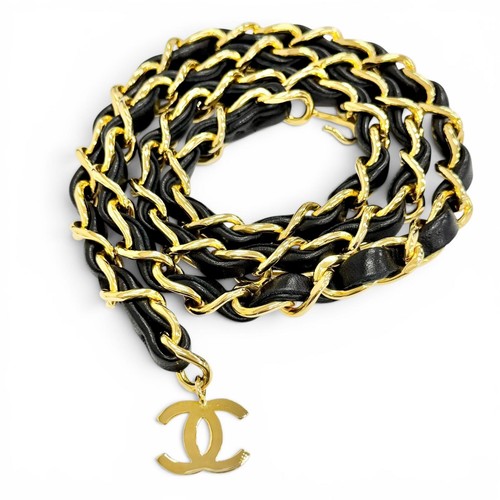 Auth chanel vintage leather - vintage,
