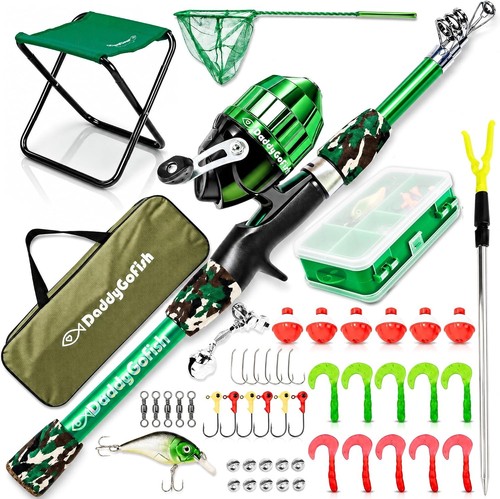 Kids fishing pole for boys - pole,