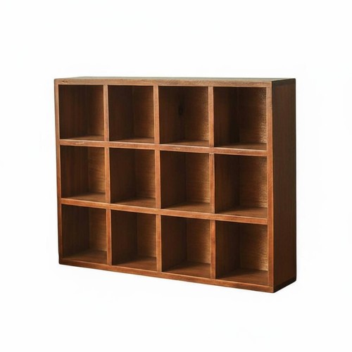 Rustic pine wall shelf - rustic,