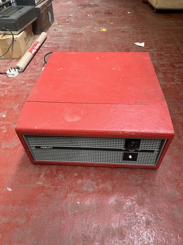 Vintage red fidelity - red, record