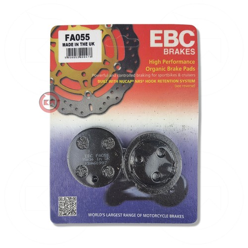 Organic front brake pads ebc - front,