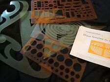 Standardgraph Ellipse Template & Others French Curves Job Lot