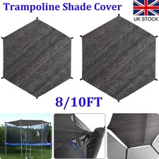 8/10FT Trampoline Sunshade Tent Cover Trampoline Shade Cover Protection Cover UK
