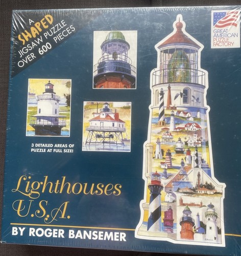 600 piece shaped lighthouse - 600,