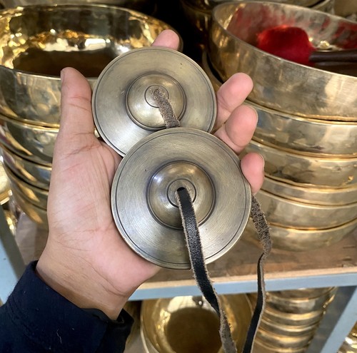 Premium tingsha cymbals - cm,