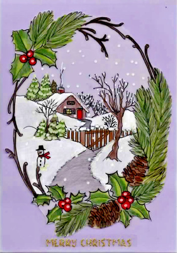 Original parchment craft card