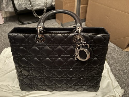 Lady dior large 100 authentic - lady, 100%