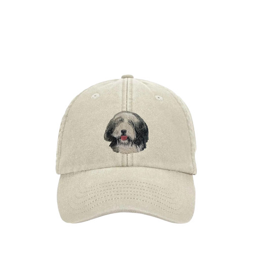 Bearded collie dog embroidered - dog,