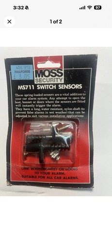 New moss car alarm security - new,
