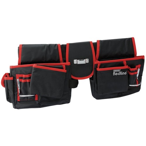 Draper double tool belt pouch - double,