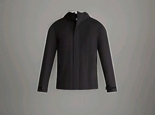 Ozark Trail Men's Rain Jacket with Hood Color Black  Coat XL *New*