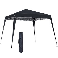 Pop-Up Gazebo 3x3m Black 210D