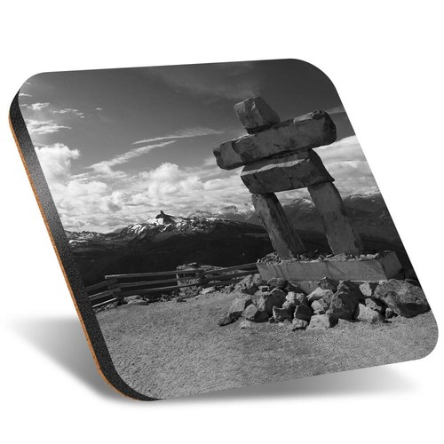 Square coaster bw - 12, cm