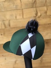 Horse Riding hat silk skull