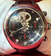 CORUM RARE BUBBLE PIRATE WATCH. LIMITED TO 500 ONLY.BOX AND PAPER .45MM.