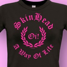 SKINHEAD LADIES T SHIRT !! A