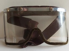 Vintage French Hinged Motorcycle / Flying Aviation Goggles Excellent early 20thC