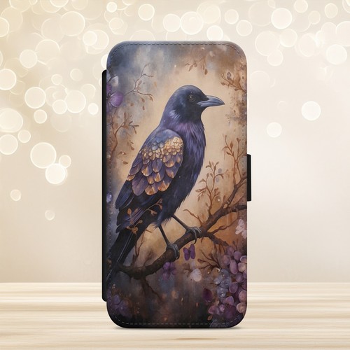 Raven crow gothic cherry - crow, tree