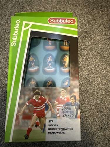 Subbuteo 377 wolves dundee - lw,