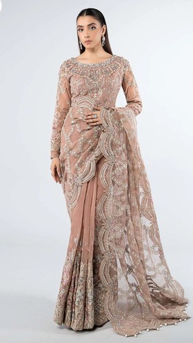 Unstiched heavy embroidery - unstiched,
