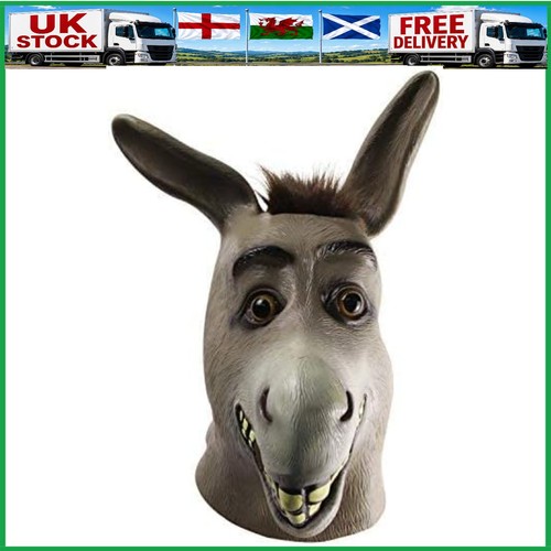 Donkey mask latex - donkey,