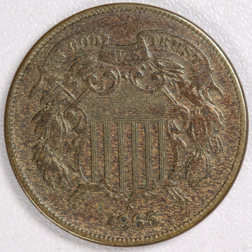1865 two cent - two,