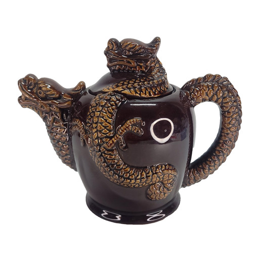 Vtg dragon ware teapot - ware, 6"