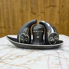 Tibor Reich Tigo Ware Clowns cruet set Denby, England 1950s