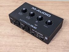 M-Audio M-Track Duo USB audio interface for recording streaming podcasting