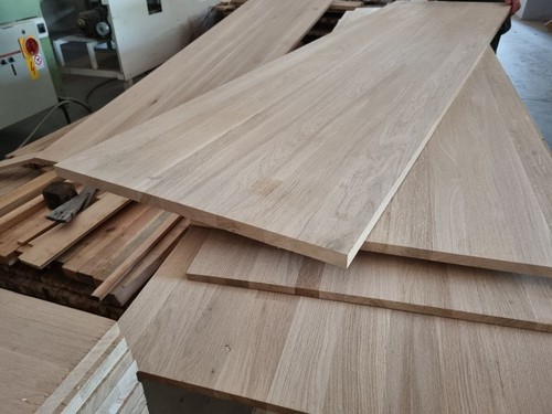 Oak boards planed solid - planed,