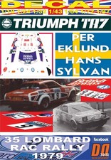 DECAL TRIUMPH  TR7 V8 PER