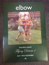 ELBOW - FLYING DREAM 1 ALBUM - MUSIC PROMO POSTER - OFFICIAL ORIGINAL ISSUE