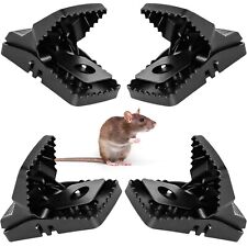 Long 4Pack Rat Traps That Kill Instantly Rodent Snap Trap Catcher Rat Killer
