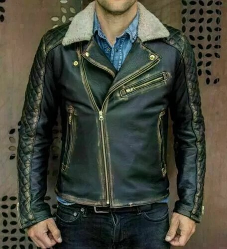 Mens cafe racer biker fur - cafe,
