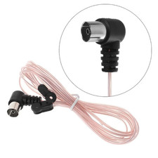 FM Antenna Indoor F-Type Female 75 Ohm Radio Coax Wire for Home Stereo Receiver