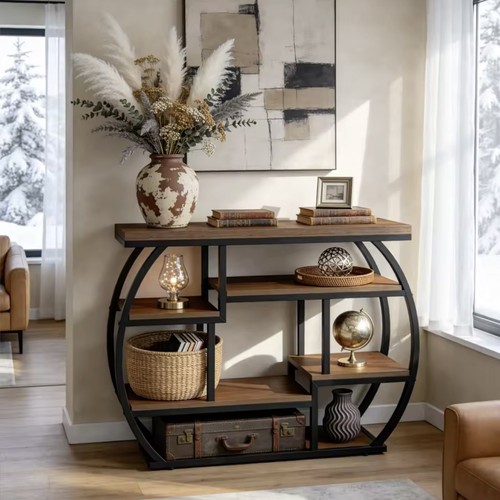 Industrial console table - industrial,