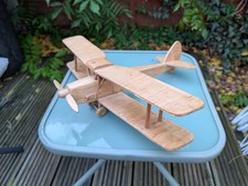 Matchstick or Wooden Stick Built Model of an Aeroplane - Shed Work? Kit Built?