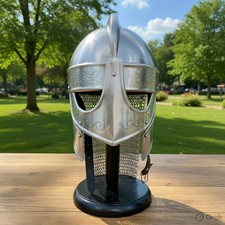 Knight Horse Chainmail Helmet