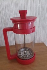 Kenco Red French Press Coffee Maker Cafetiere 350ml , 18 cm tall ,  2 cup