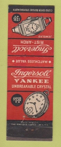 Matchbook cover ingersoll - matchbook,